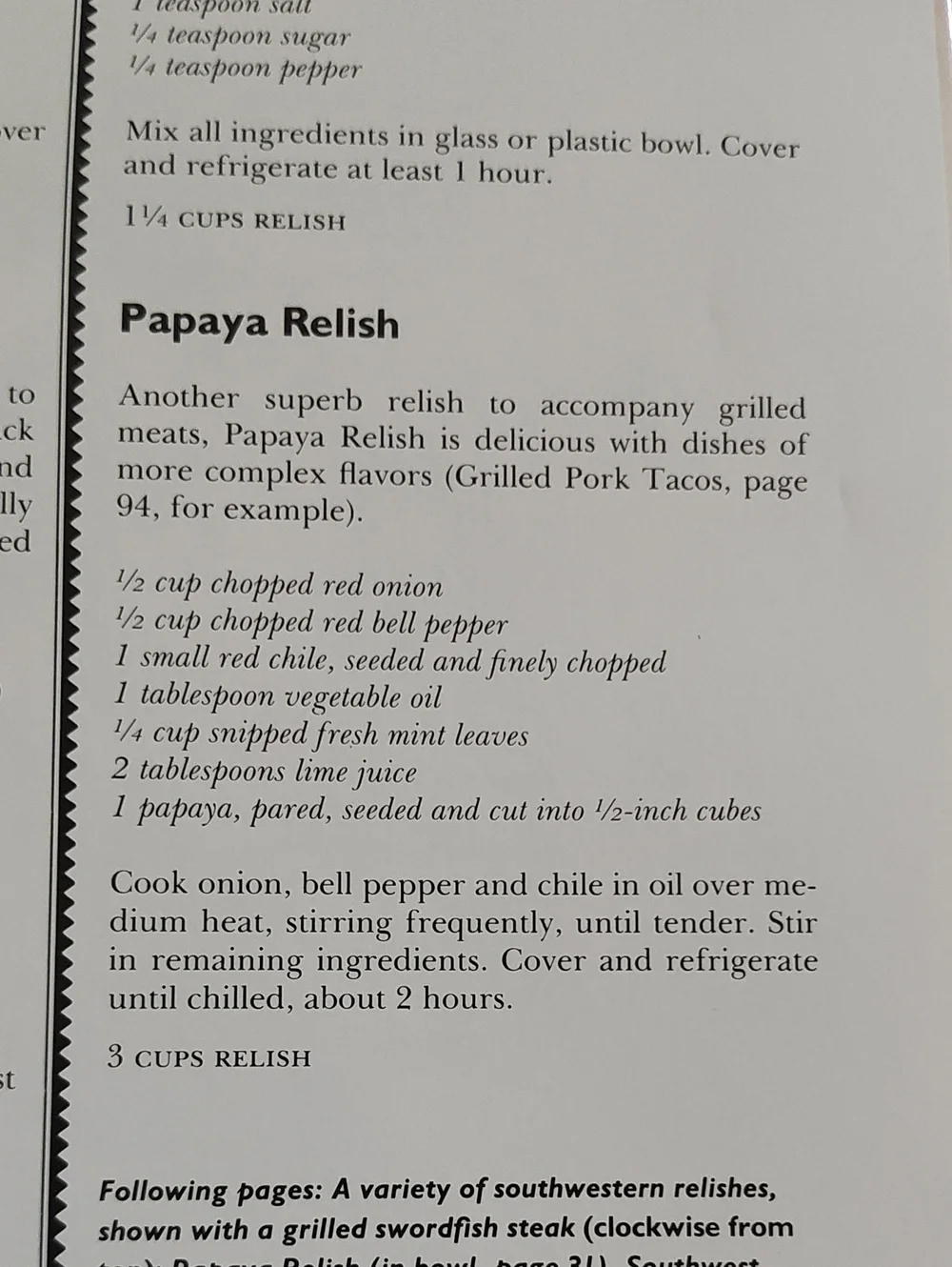 COOKBOOK: SOUTHWEST COOKING